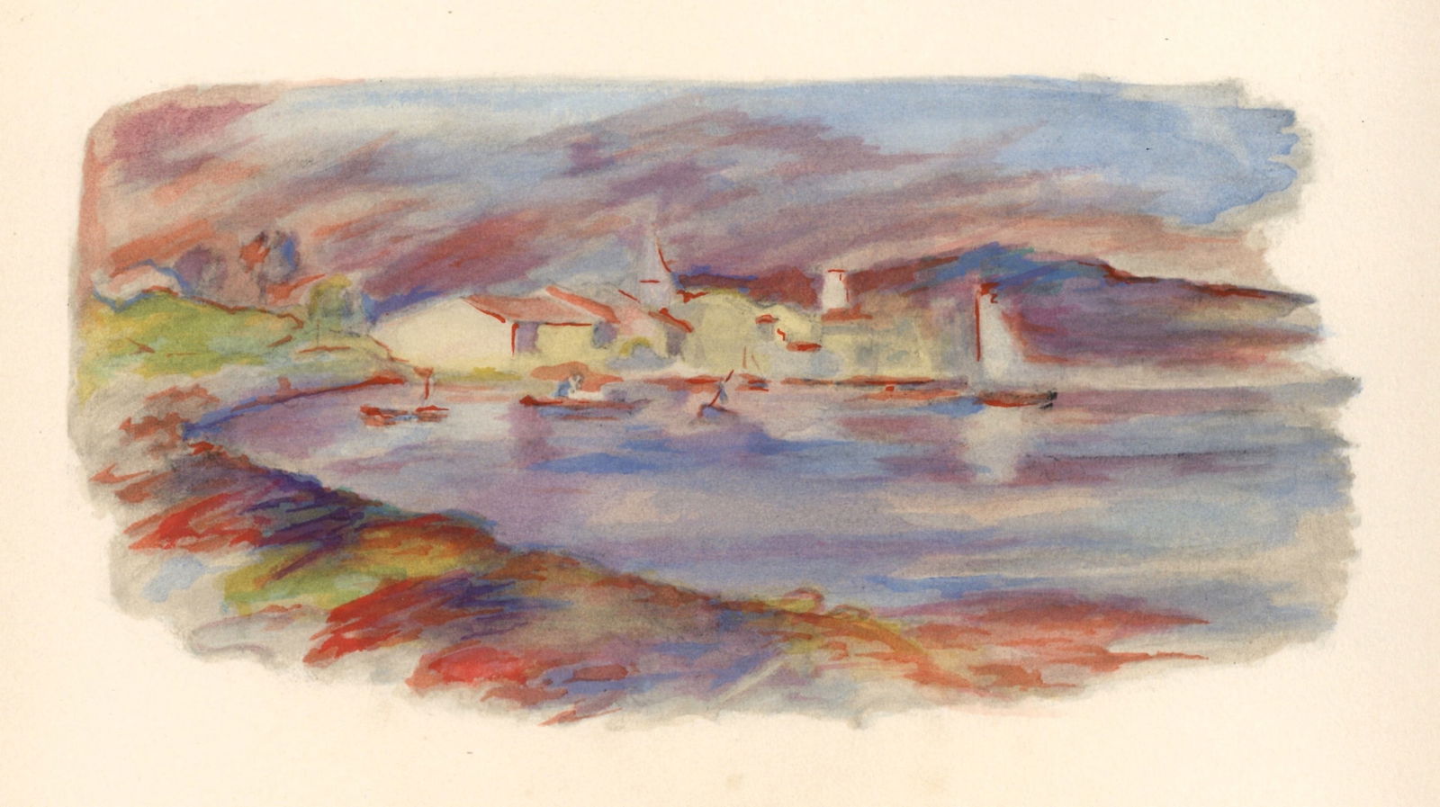 Pierre-Auguste Renoir pochoir "Les Martigues" (1 of 1)