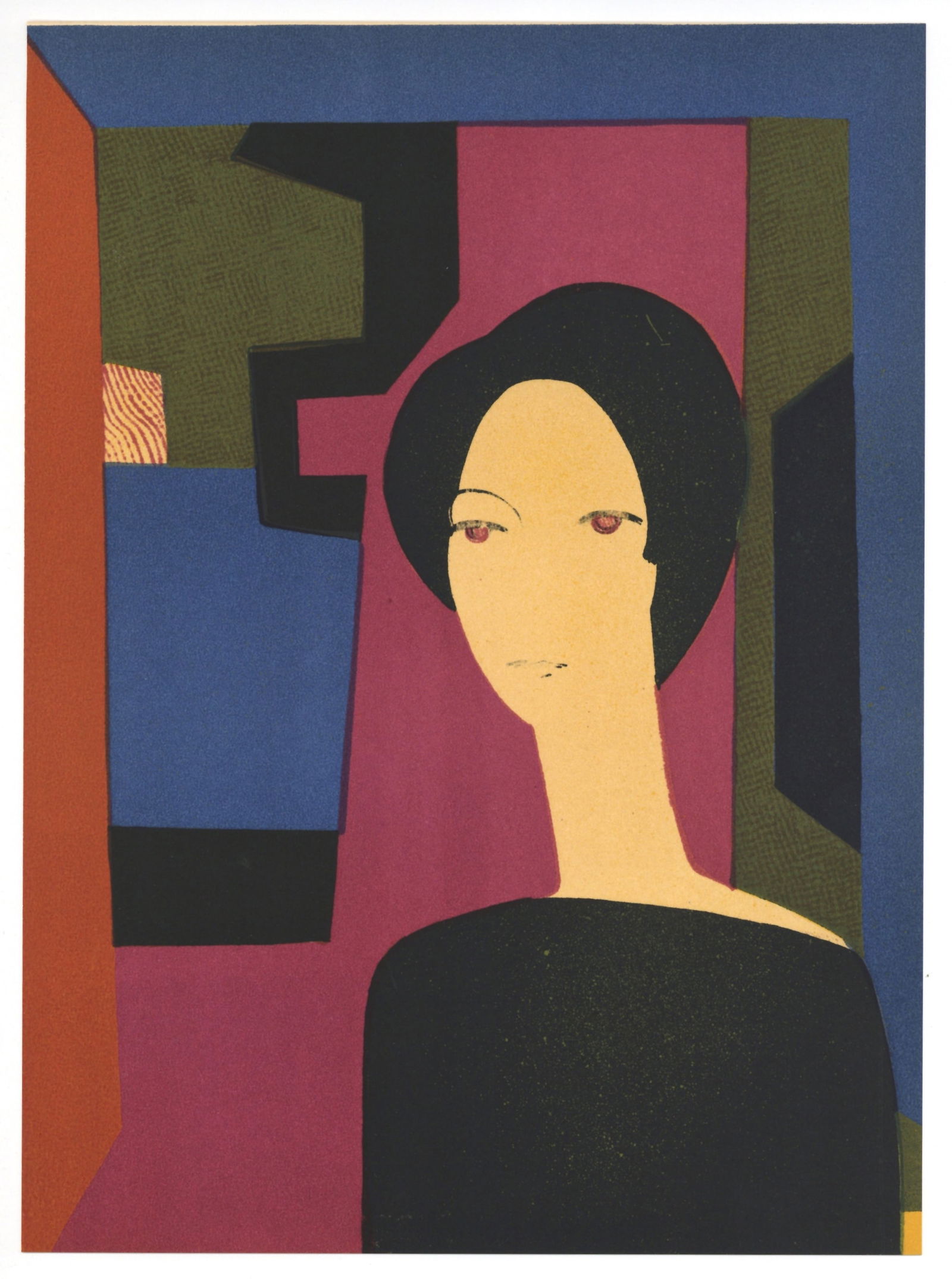 Andre Minaux original lithograph "Sicilienne" (1 of 1)