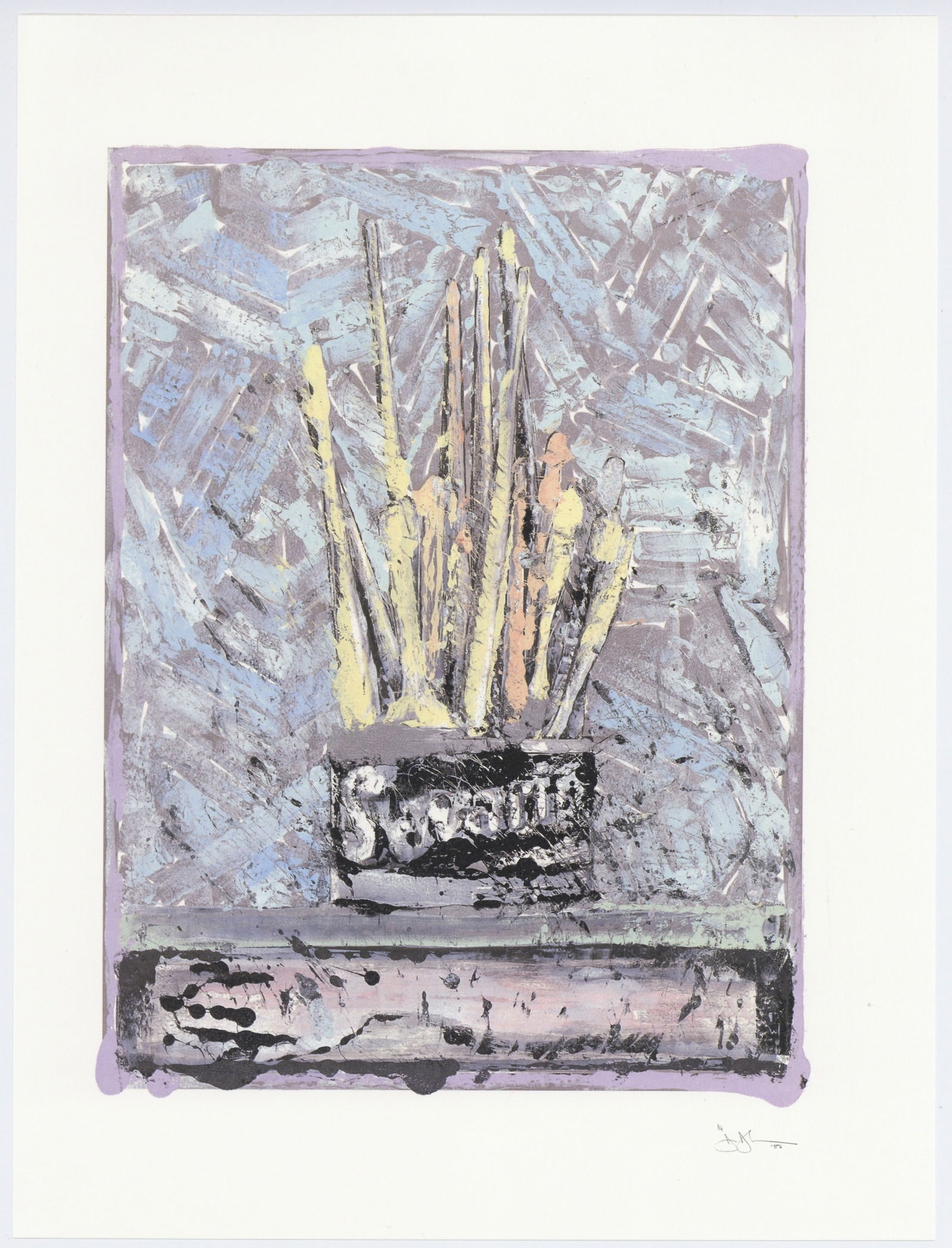 Jasper Johns "Savarin" 1982 (1 of 1)