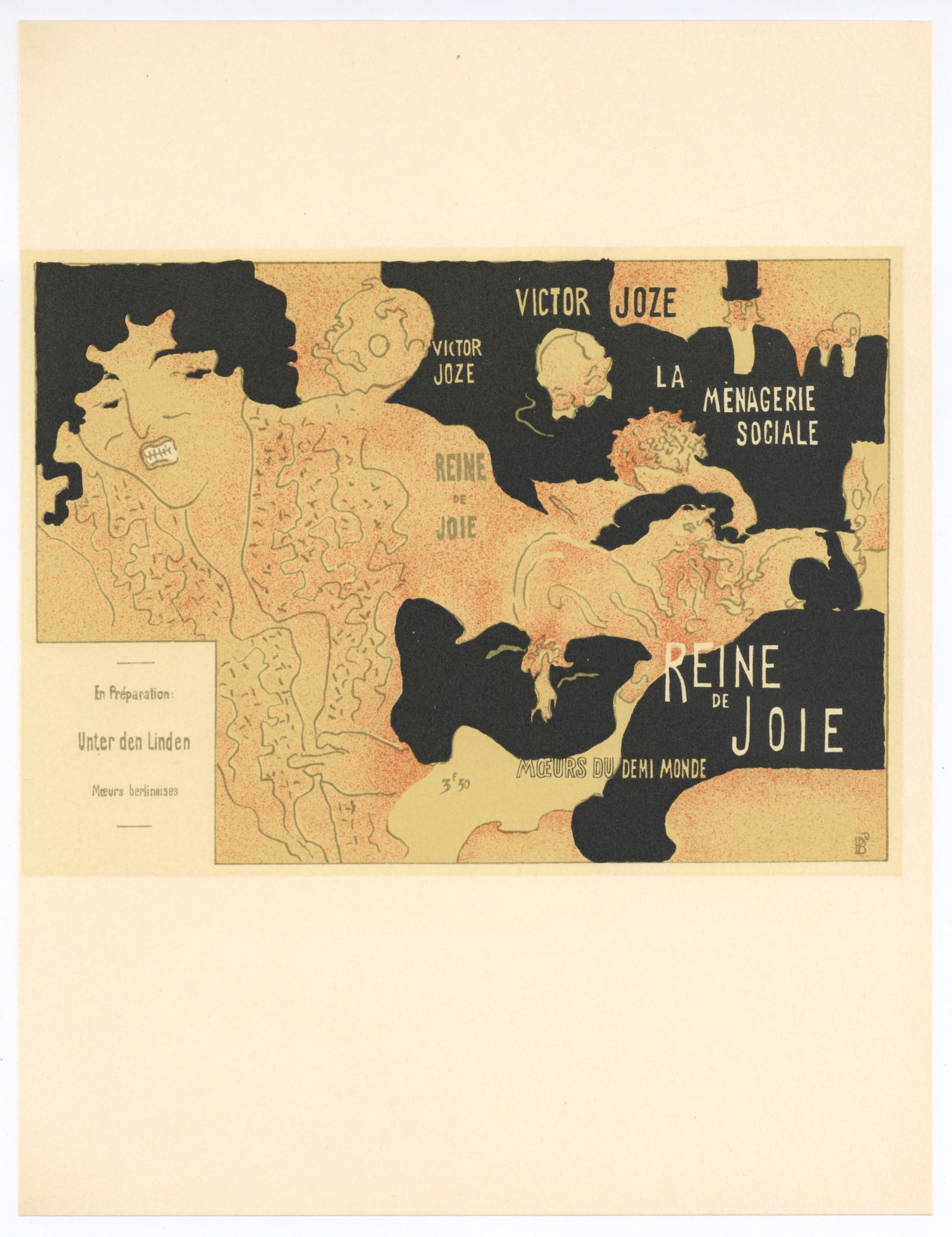 Pierre Bonnard lithograph "Reine de Joie" (1 of 1)