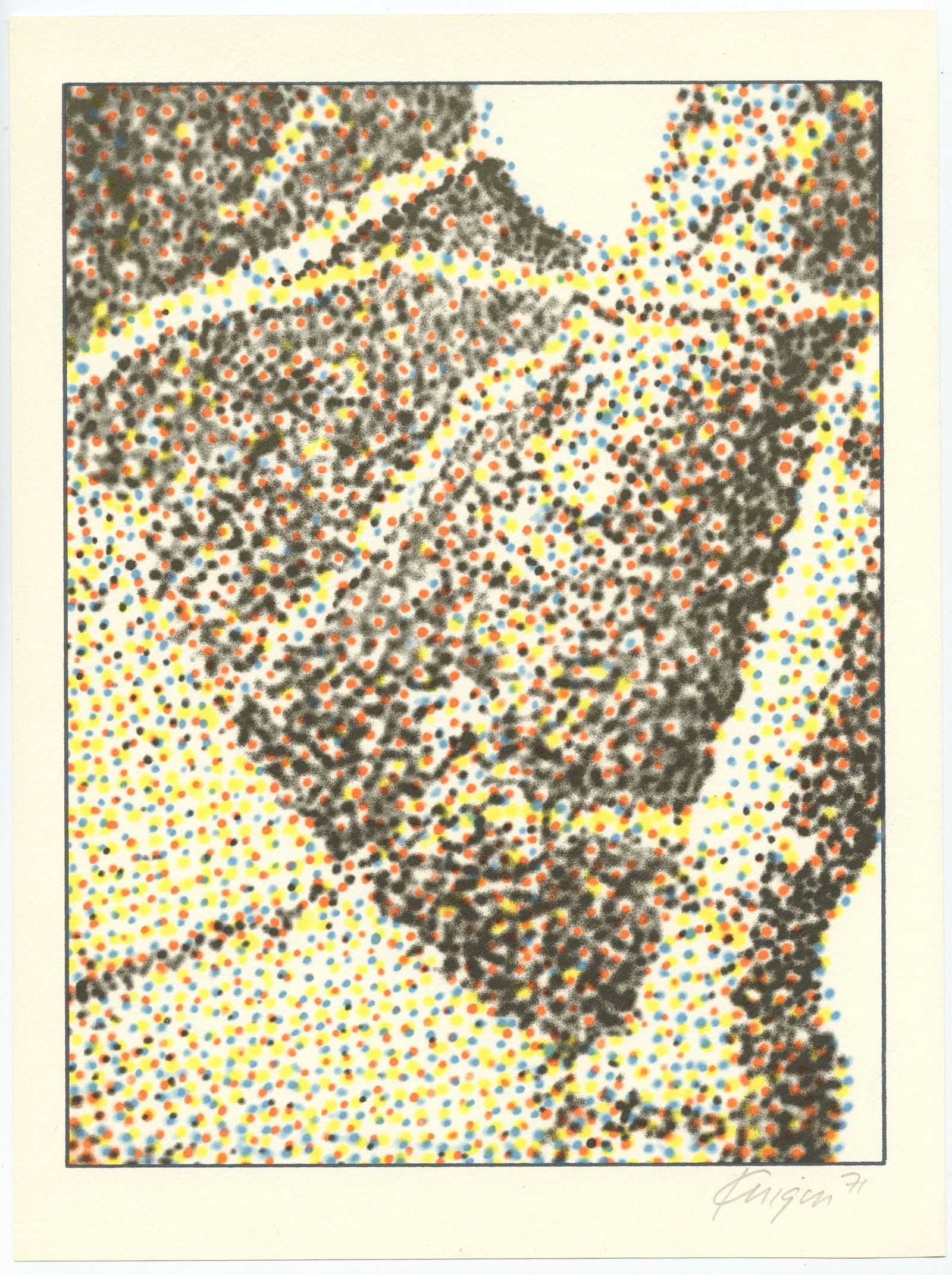 Michael Knigin signed original lithograph "Local Choice" (1 of 1)