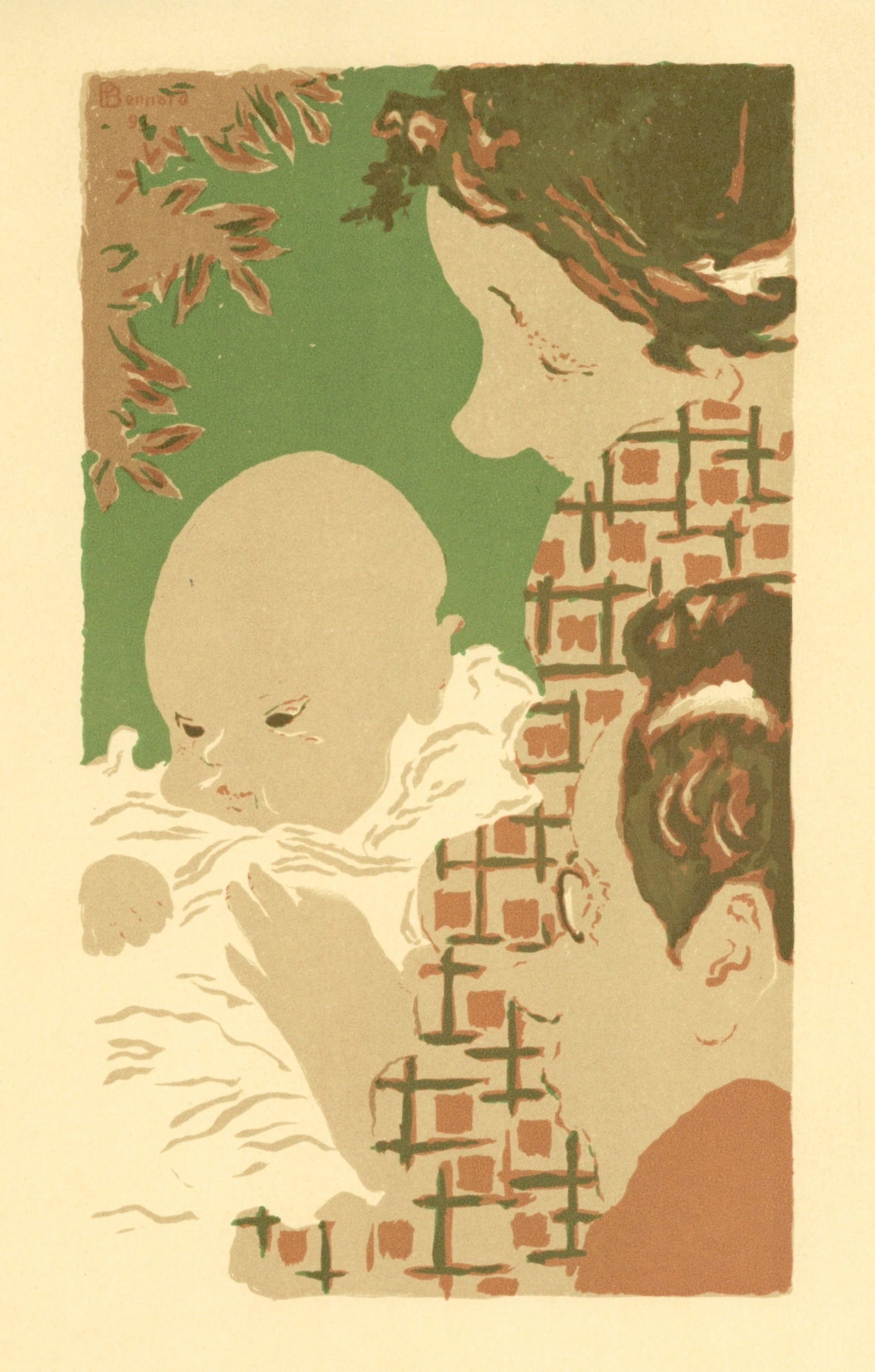 Pierre Bonnard lithograph "Scene de famille" (1 of 1)