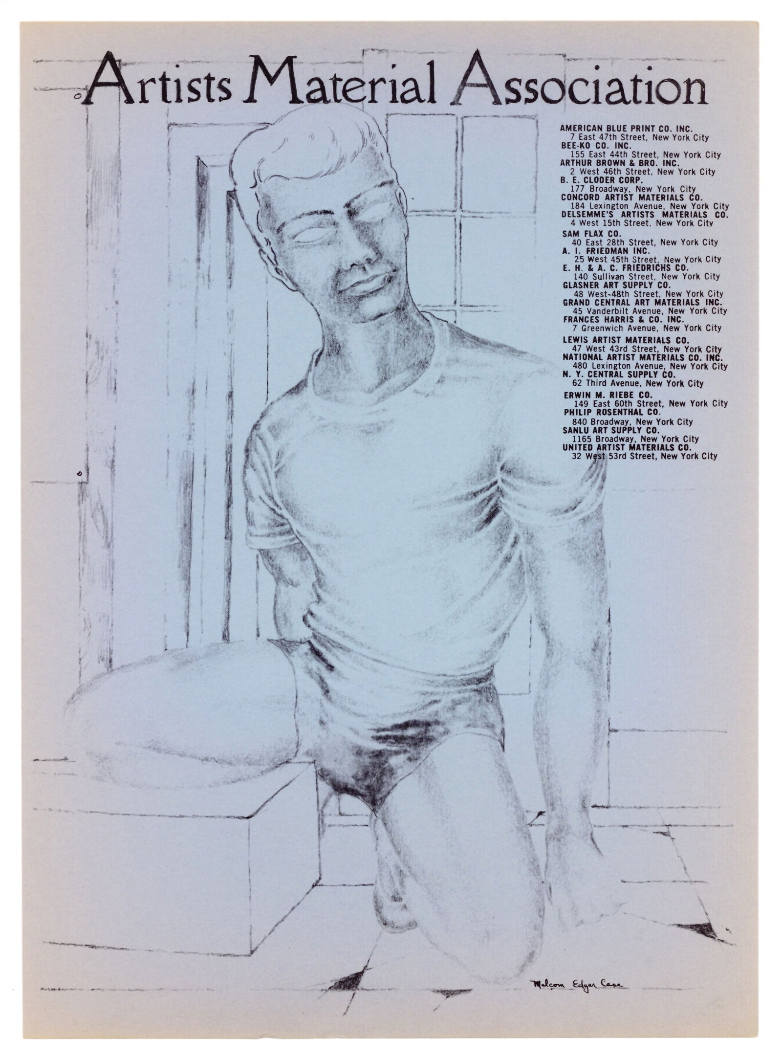 Malcolm Edgar Case original lithograph (1 of 1)