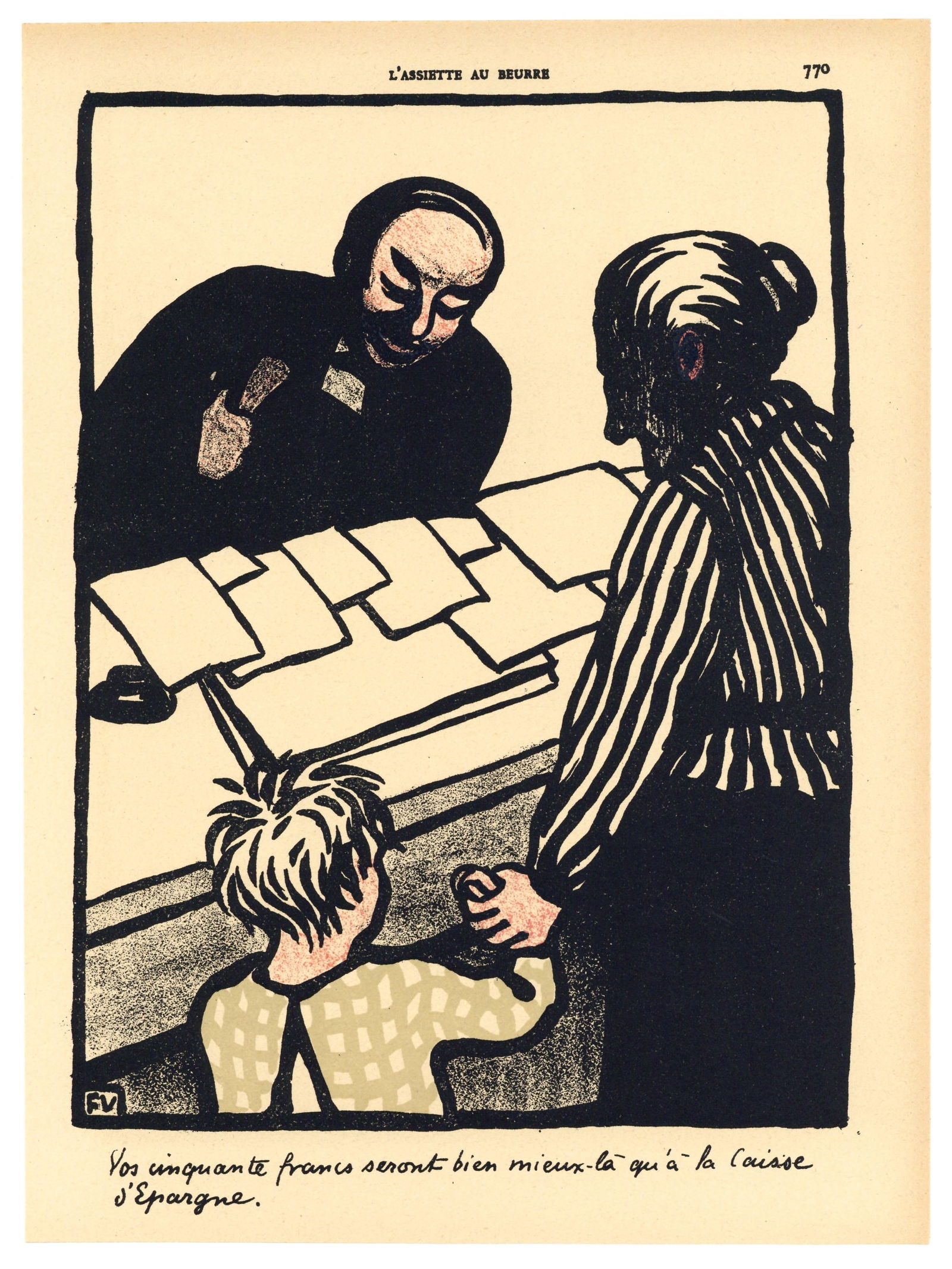 Felix Vallotton original lithograph "Crimes et Chatiments": Title: Felix Vallotton original lithograph "Crimes et Chatiments" Description: Medium: original lithograph. Printed in Paris in 1902 for the special Felix Vallotton issue of L'Assiette au Beurre on