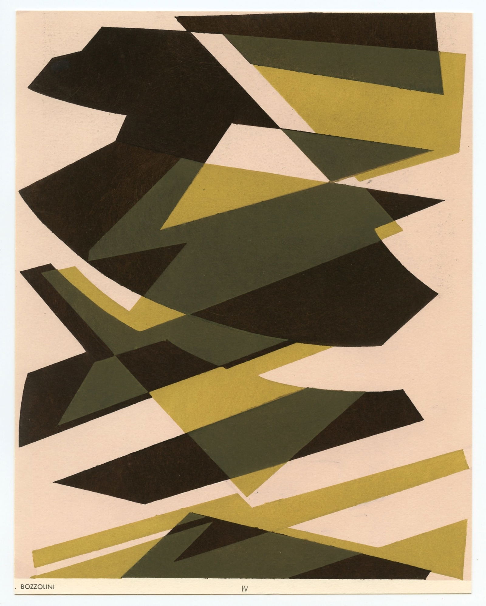 Silvano Bozzolini pochoir | Temoignages pour l'art abstrait (1 of 1)