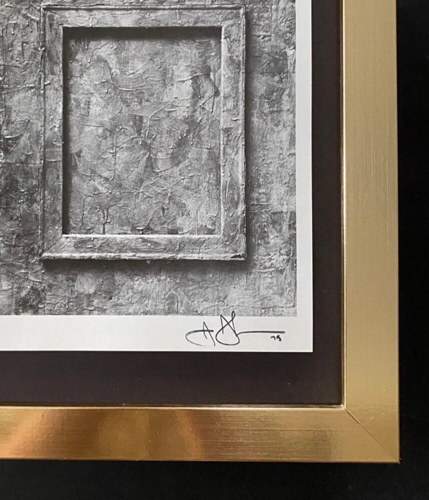 JASPER JOHNS + SIGNED VINTAGE PRINT + NEW FRAME - 2