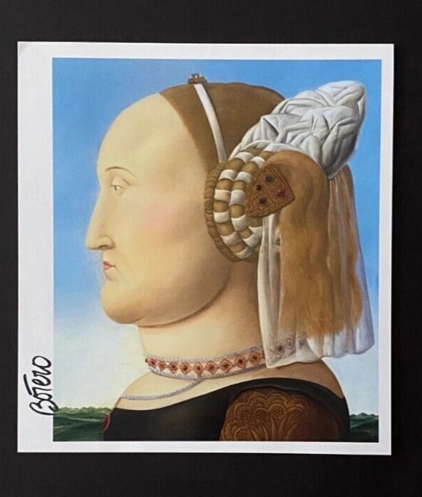 FERNANDO BOTERO + AWESOME SIGNED VINTAGE PRINT + FROM COLOMBIA + IN NEW FRAME! - 2