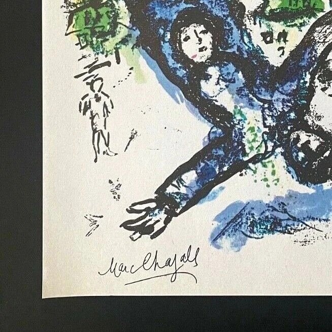 MARC CHAGALL + 1966 BEAUTIFUL SIGNED PRINT !! - 2