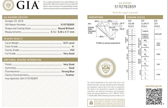 GIA Certified .73ct round cut diamond Raised Tulip ring Platinum - 7