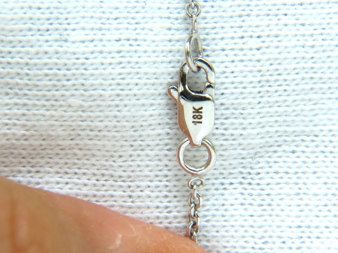 18KT GIA 10.41CT NATURAL PINK SAPPHIRE DIAMOND CROSS PENDANT NECKLACE ** - 5