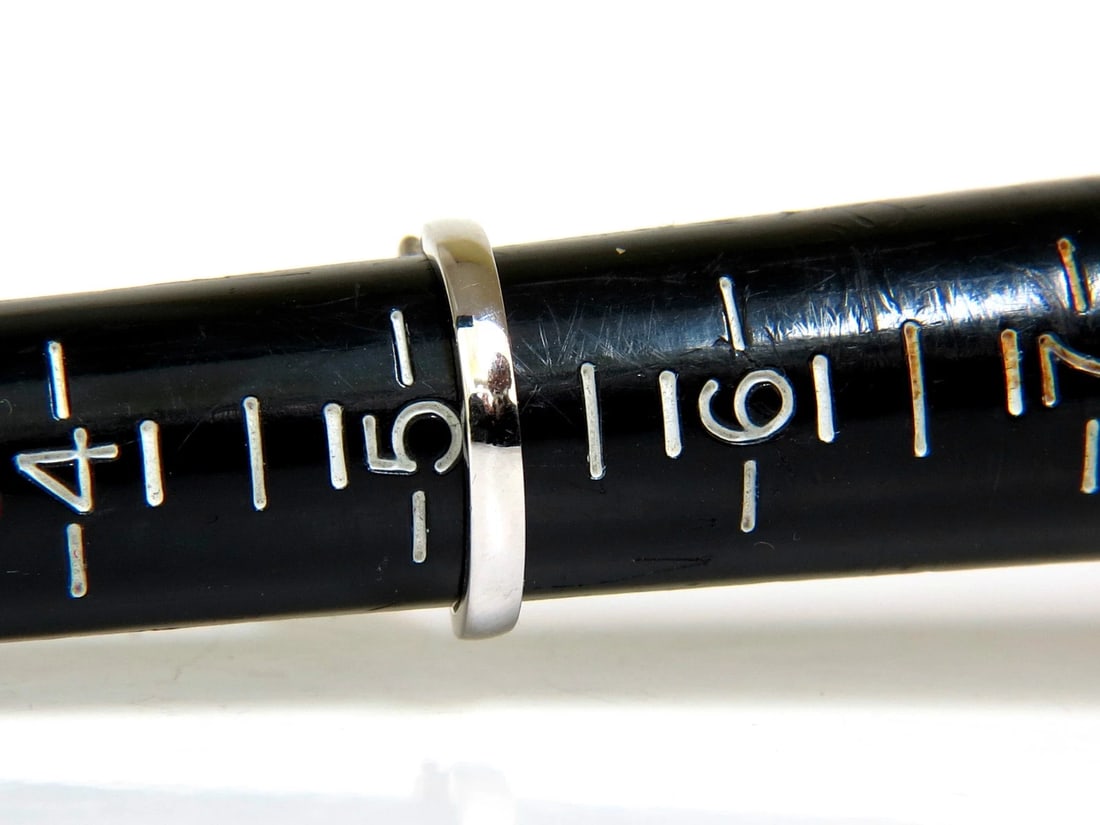 1.20CT NATURAL DIAMONDS BAND 5 STONE RING 14KT GOLD H/VS** - 9