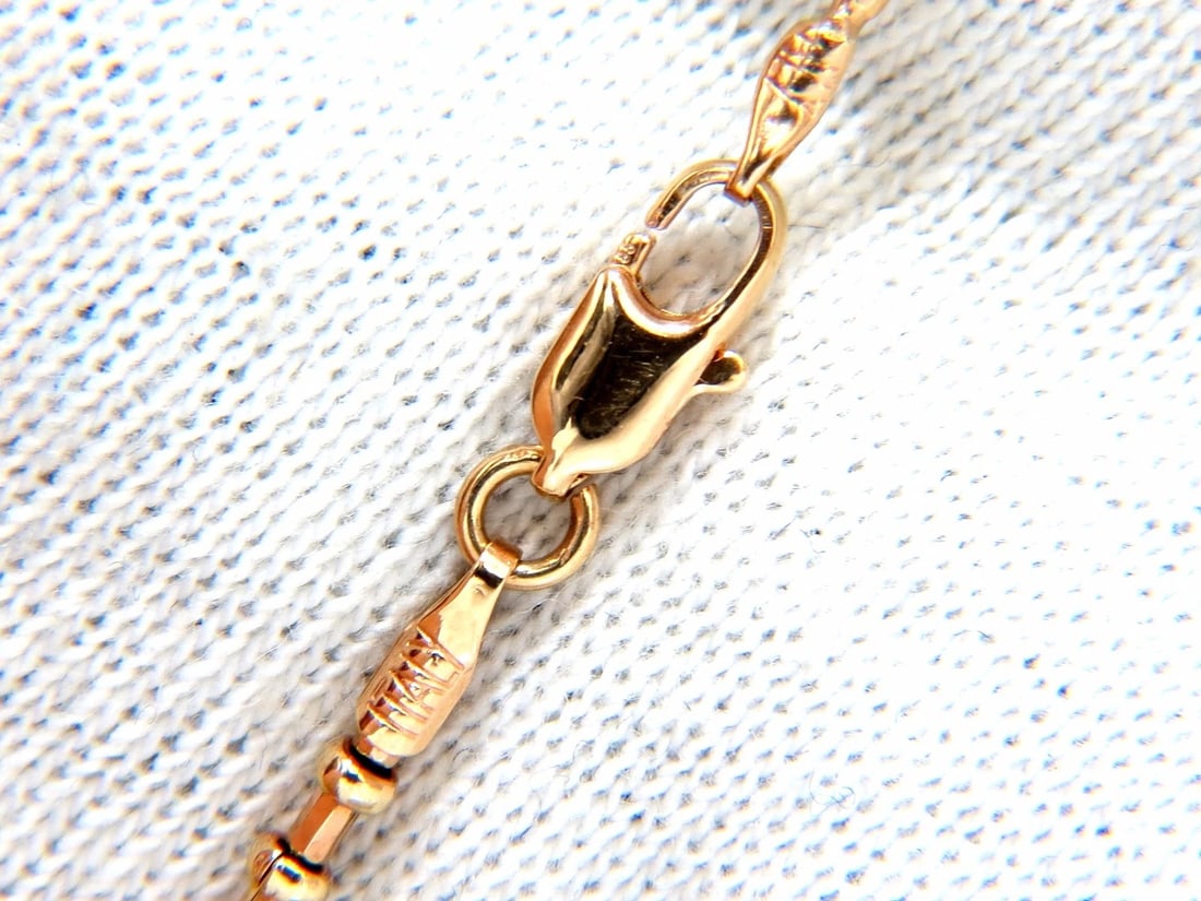 2.50ct diamonds open heart necklace 14kt g/vs 20inch+** - 5