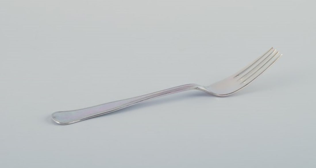 Cohr and Swedish silversmith. "Old Danish". Two dinner forks in 830 silver. - 2