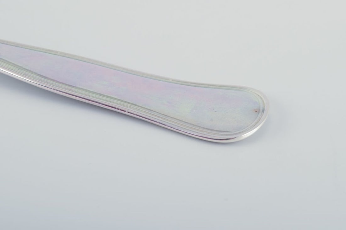 Cohr and Swedish silversmith. "Old Danish". Two dinner forks in 830 silver. - 4