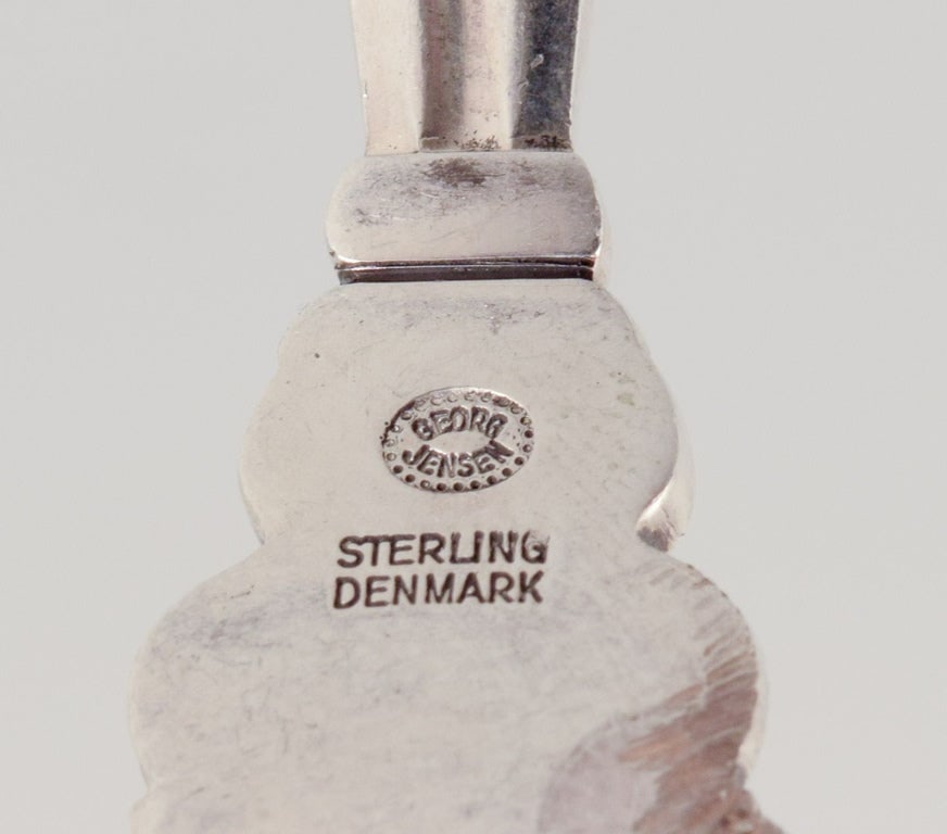 Georg Jensen Acorn. Three fish knives in sterling silver. - 5