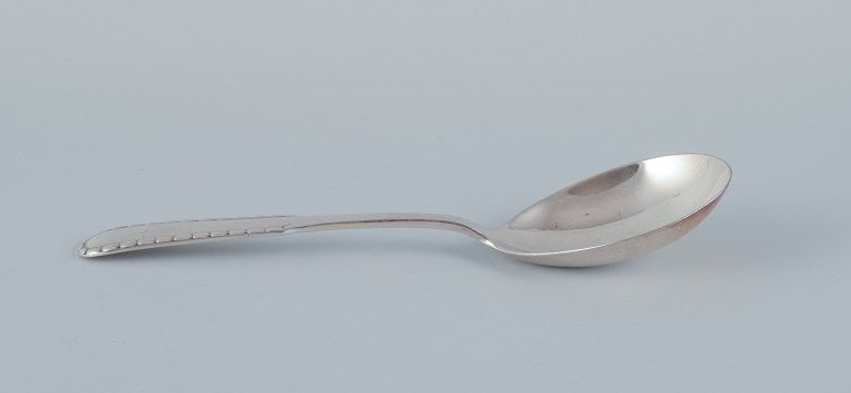 Georg Jensen "Rope" serving spoon in sterling silver. - 2
