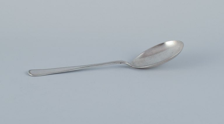 Cohr, Danish silversmith. "Old Danish" serving spoon in 830 silver. (1 of 5)
