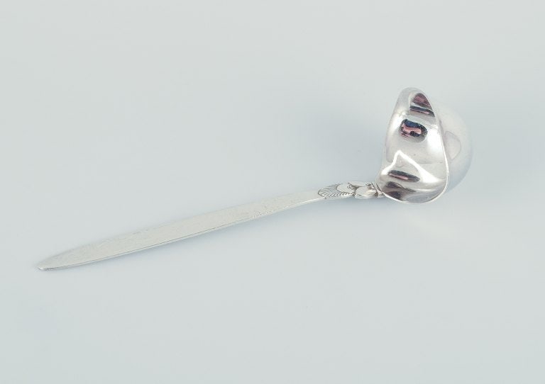 Georg Jensen Cactus. Sauce spoon in sterling silver. (1 of 6)