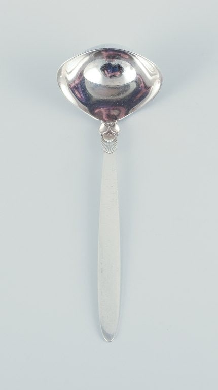 Georg Jensen Cactus. Sauce spoon in sterling silver. - 2