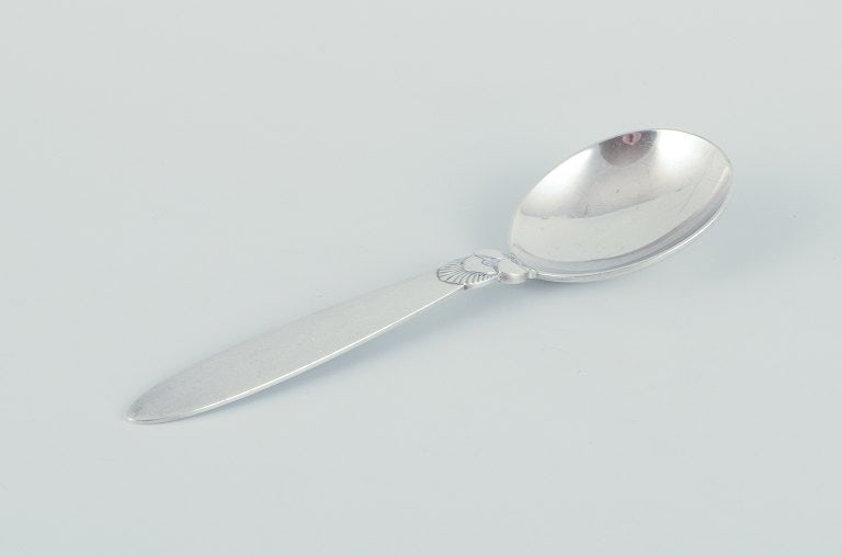 Georg Jensen Cactus. Jam spoon in sterling silver. (1 of 4)