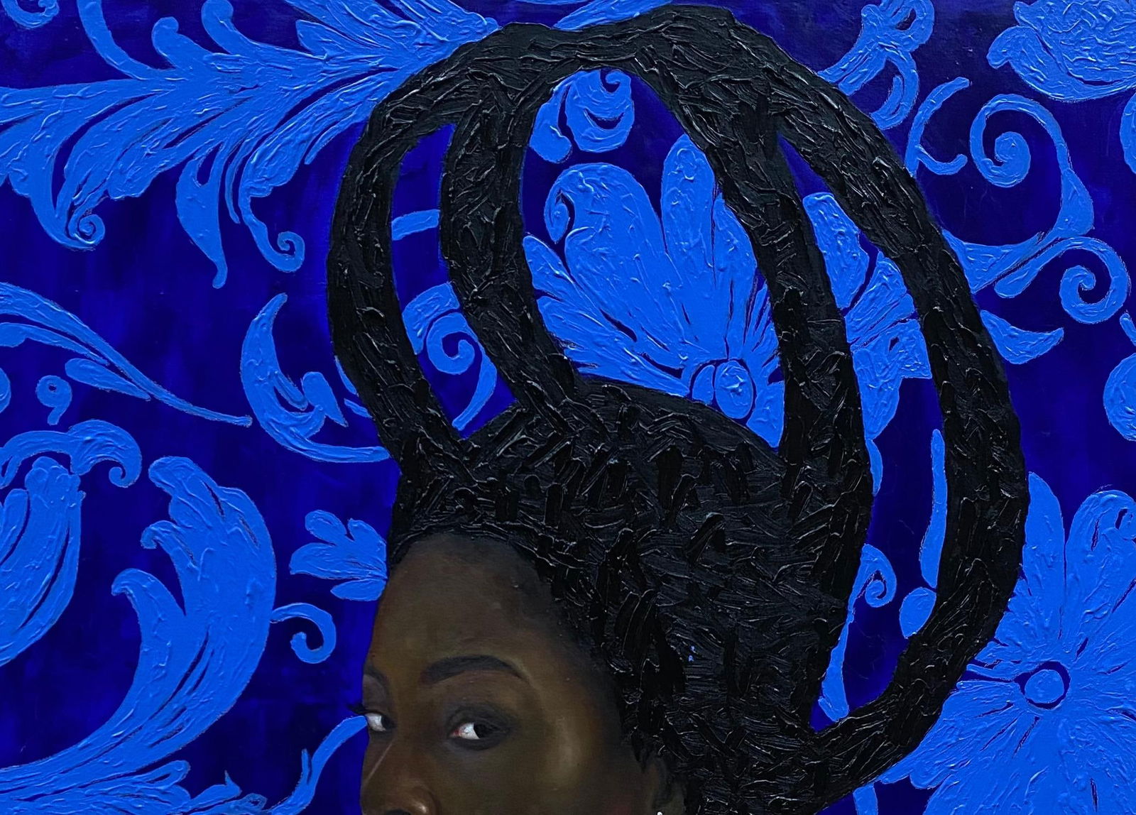 Gobe Joseph, Strong and Bold 3 - 21st Century, Contemporary, Figurative, Women, Fashion, Hair, 2024 - 10