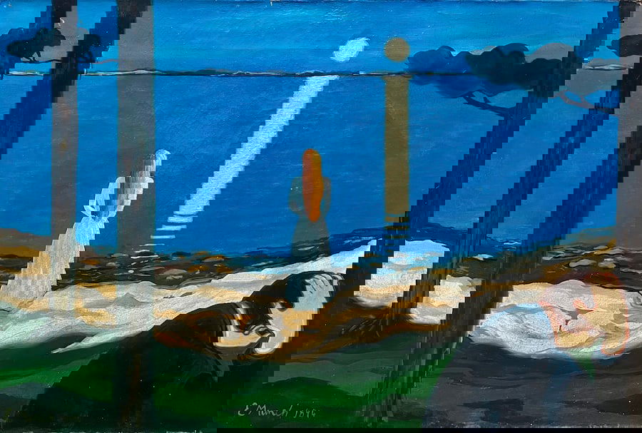 In the Manner of Edvard MUNCH 1863-1944. (Public domain) - 2