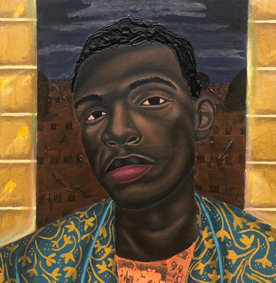 Samson Olatubosun, Boy in Wonderland 2 - 21st Century, Contemporary, Figurative, Mixed Media, Men, - 7