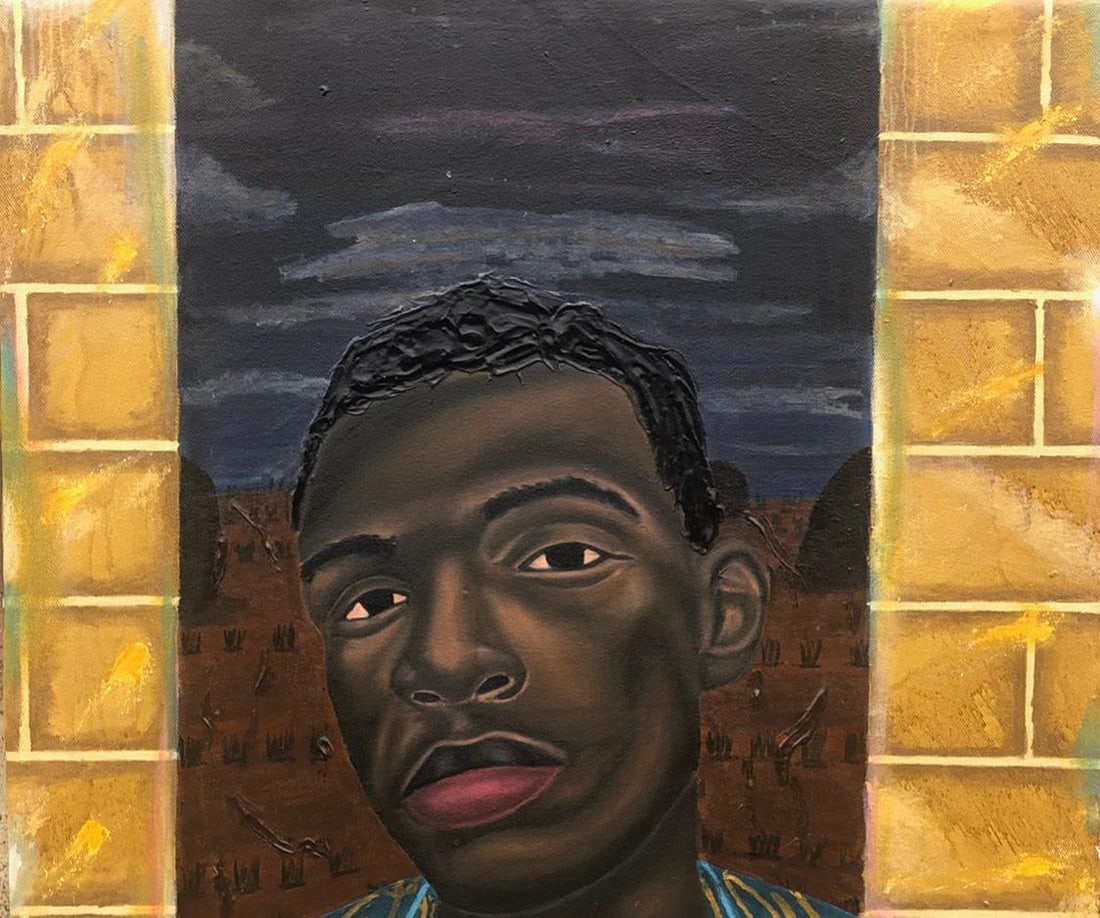 Samson Olatubosun, Boy in Wonderland 2 - 21st Century, Contemporary, Figurative, Mixed Media, Men, - 5