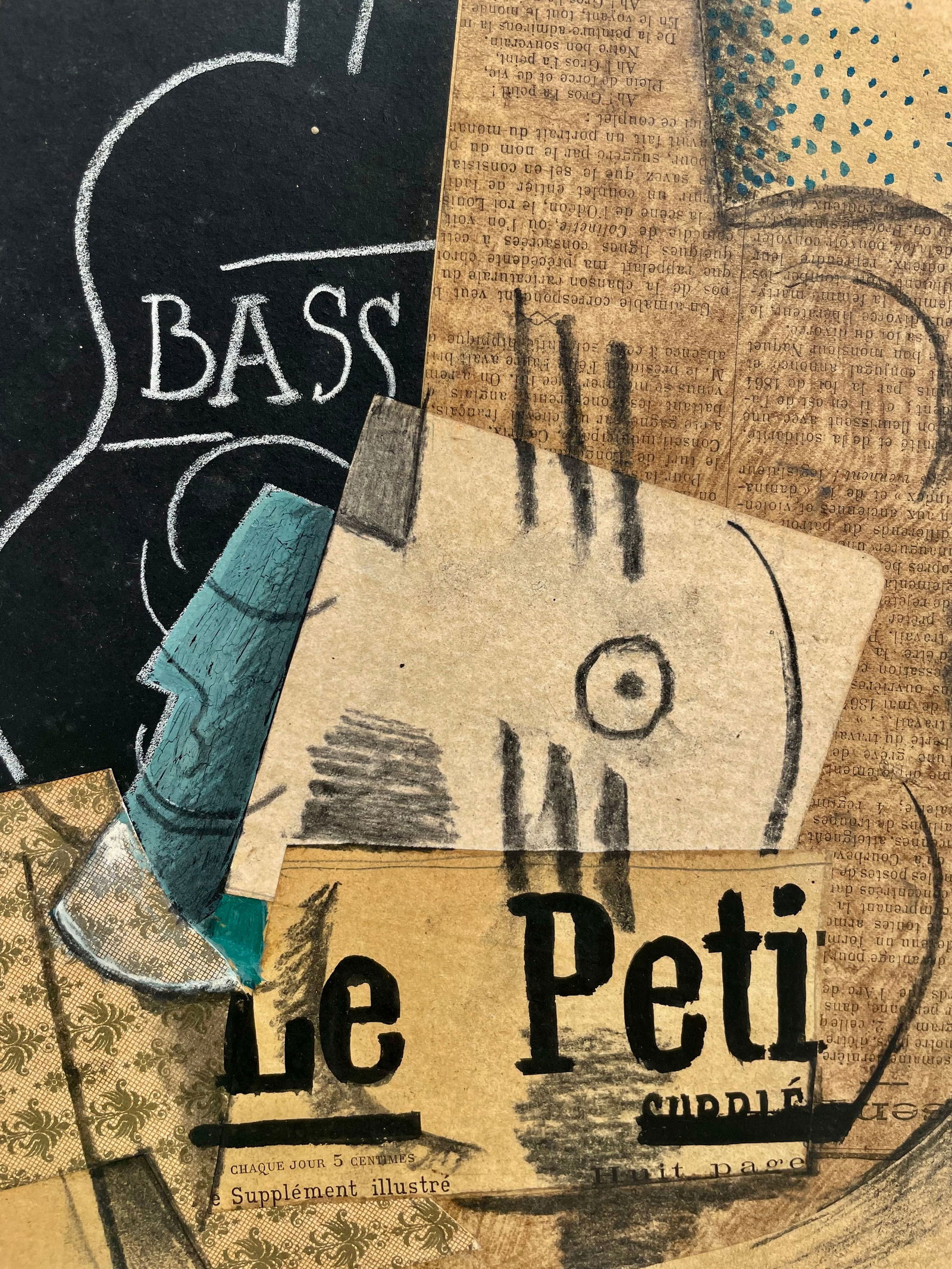 CUBIST-COMPOSITION. PICASSO/BRAQUE Manner of. - 2