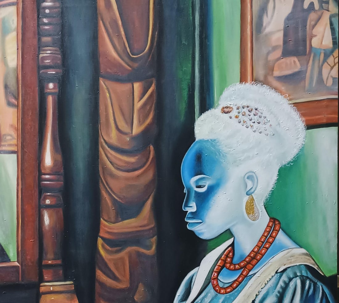 Mayowa Adekile, Soul of Lady ?m??pe - 21st Century, Contemporary, Figurative, Modern Art, Women, - 12