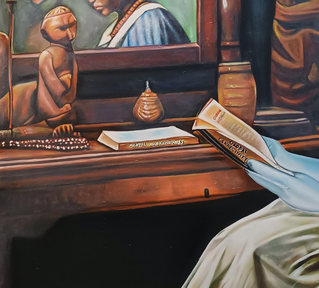 Mayowa Adekile, Soul of Lady ?m??pe - 21st Century, Contemporary, Figurative, Modern Art, Women, - 13