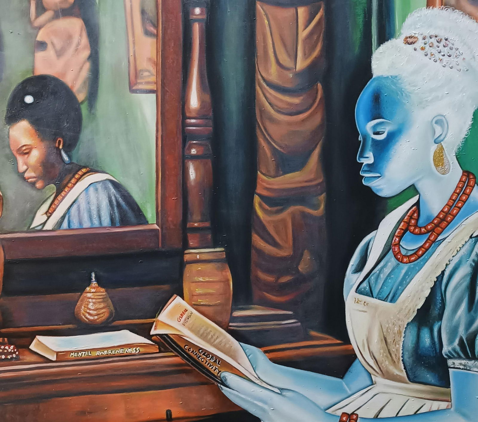 Mayowa Adekile, Soul of Lady ?m??pe - 21st Century, Contemporary, Figurative, Modern Art, Women, - 3