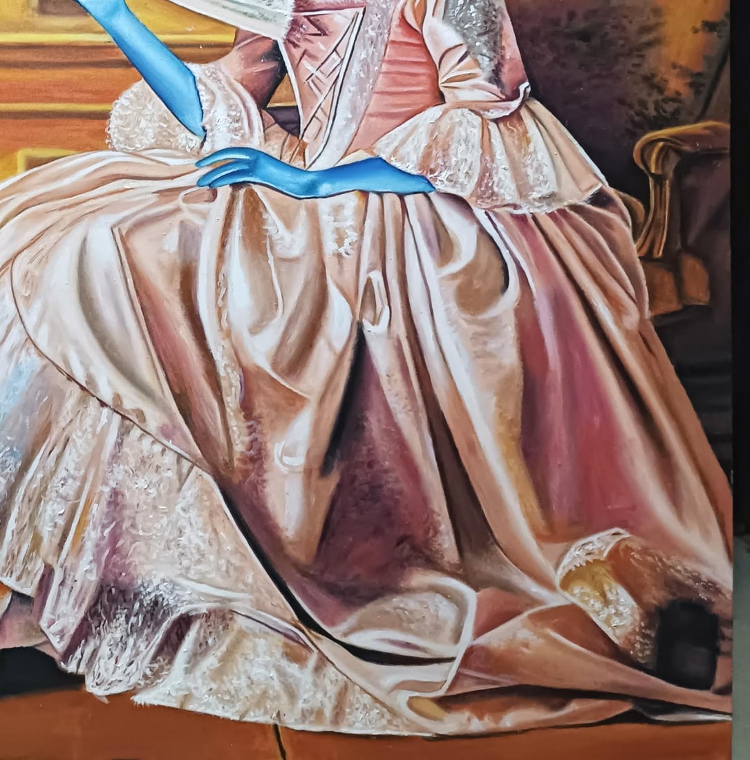 Mayowa Adekile, Soul of Lady Jane - 21st Century, Contemporary, Figurative, African, Women, Cat, - 15