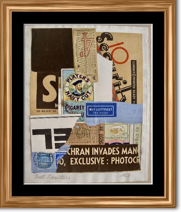 In the Manner of Kurt SCHWITTERS 1887-1948 (Public Domain). (1 of 4)