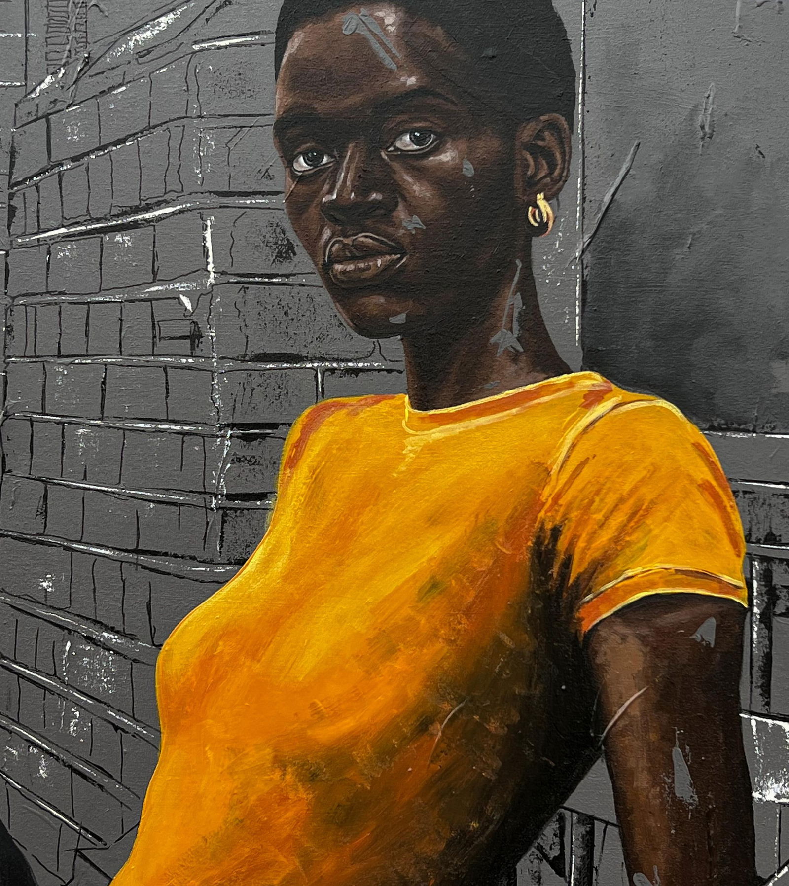Eyitayo Alagbe , Soul of the City - 21st Century, Contemporary, Figurative Portrait, Africa Women, - 11