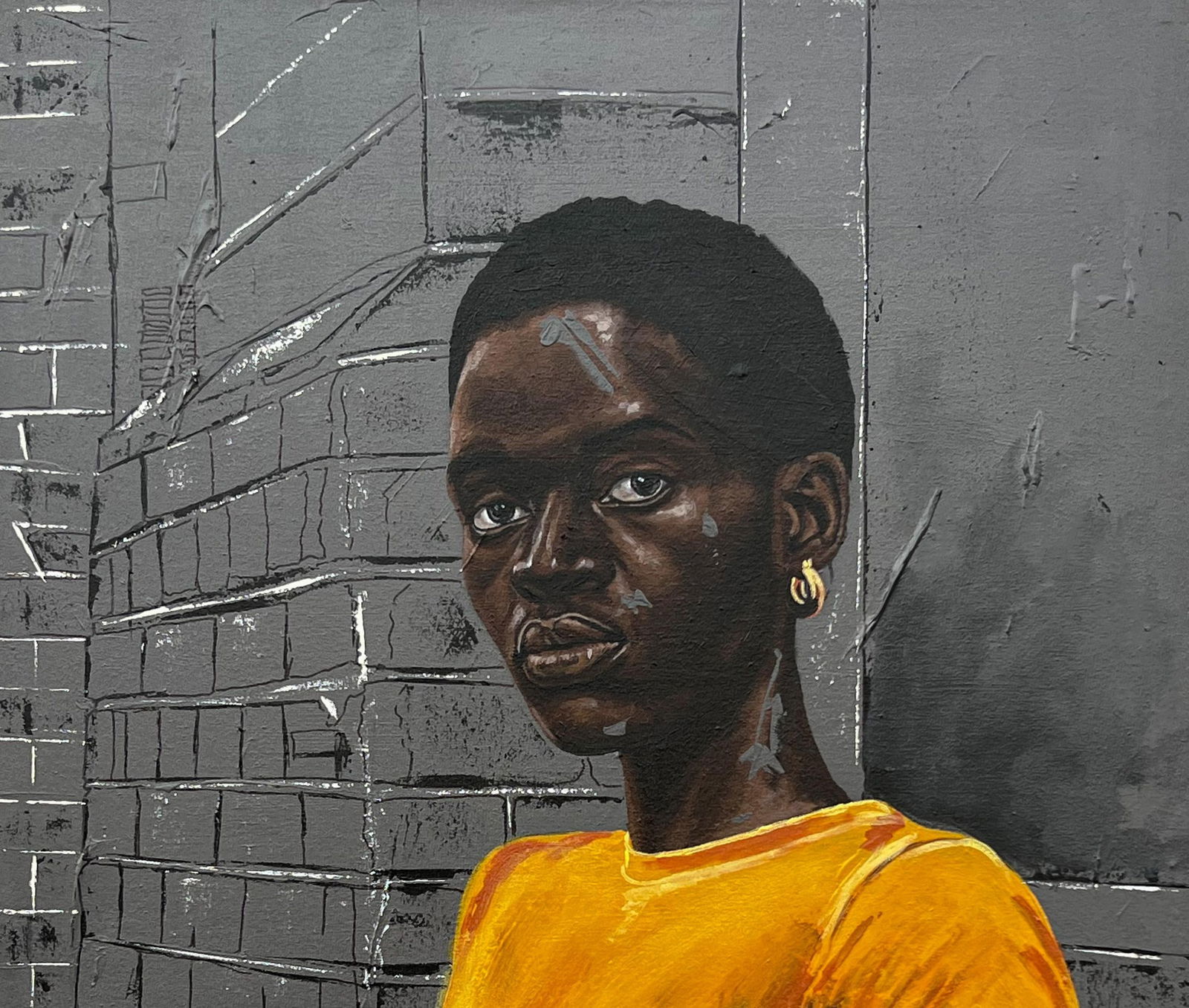 Eyitayo Alagbe , Soul of the City - 21st Century, Contemporary, Figurative Portrait, Africa Women, - 5