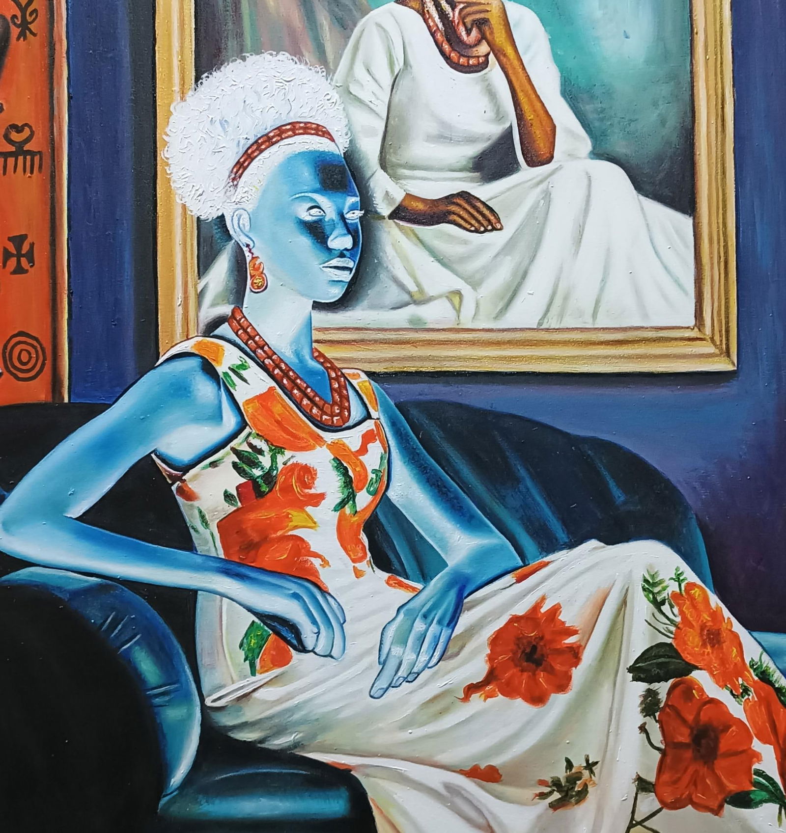 Mayowa Adekile, Elegant Soul of Lady Asake - 21st Century, Contemporary, Figurative Art, Women, - 9