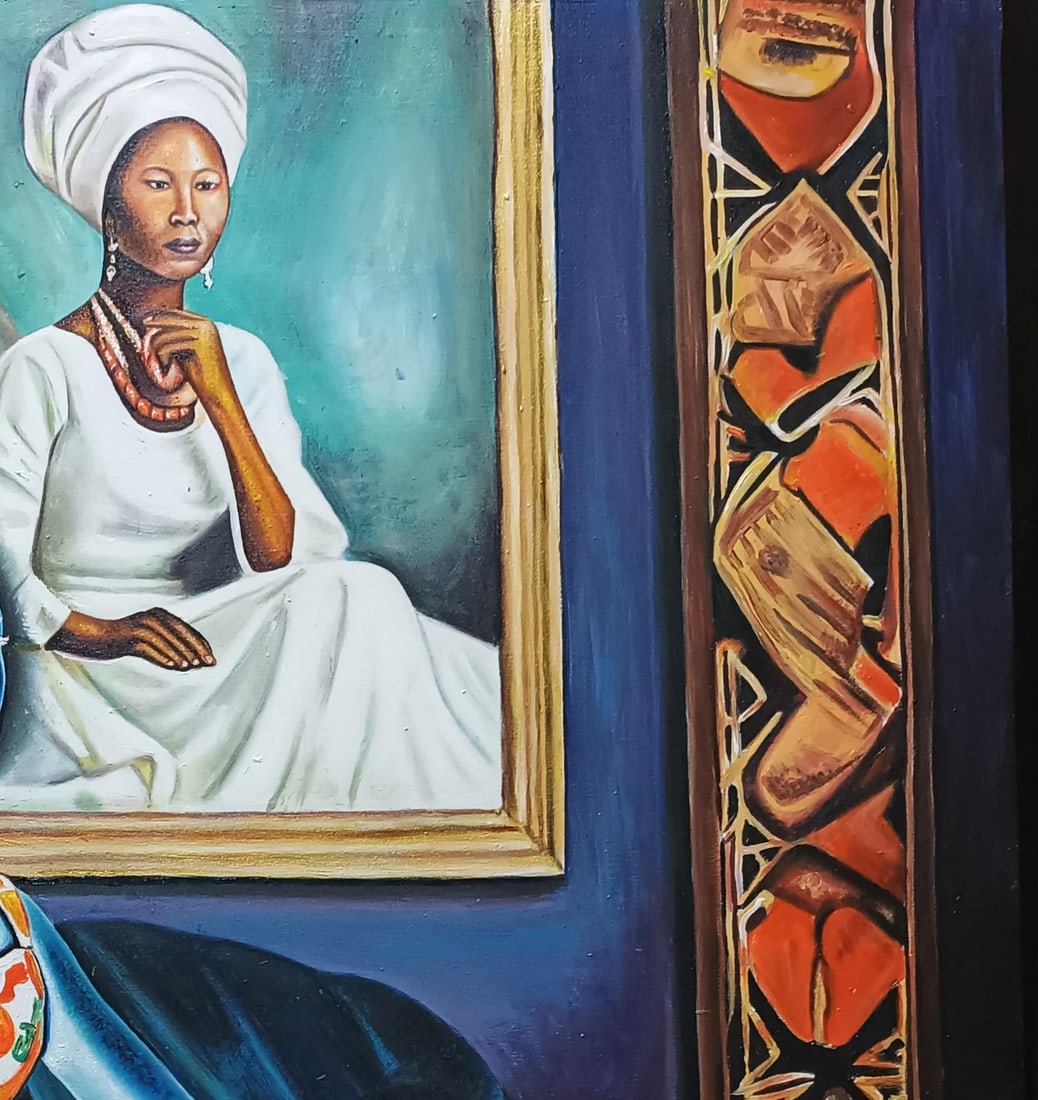 Mayowa Adekile, Elegant Soul of Lady Asake - 21st Century, Contemporary, Figurative Art, Women, - 12