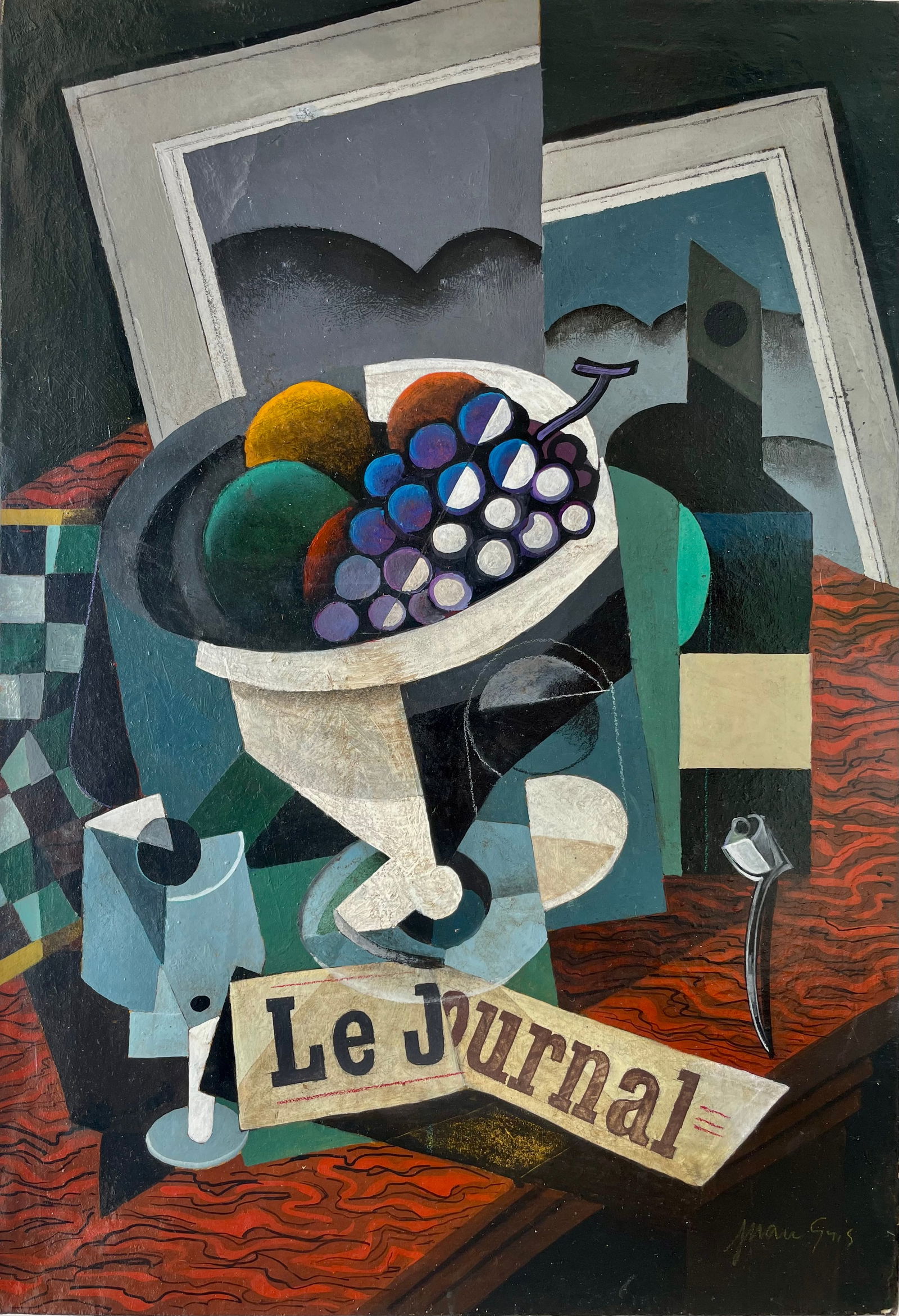 In the Manner of Juan GRIS; 1887-1927 (Public Domain); (1 of 8)