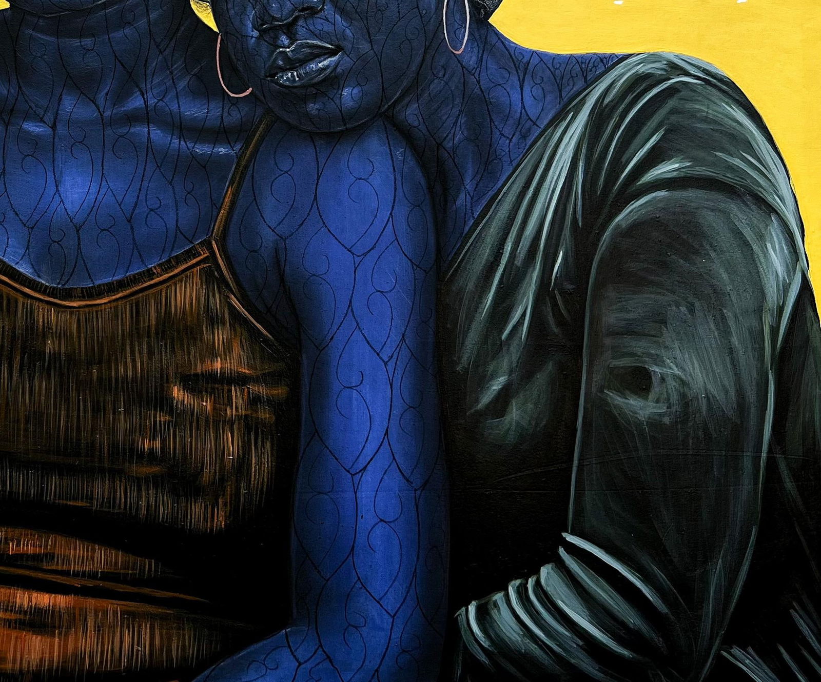 Taiwo Odejinmi, Love Between Friends - 21st Century, Contemporary, Figurative, Portrait, Women, 2024 - 9