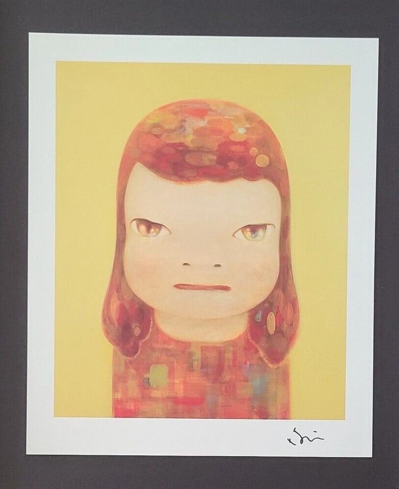 YOSHITOMO NARA + SIGNED PRINT FROM TOKYO + FRAMED - 2