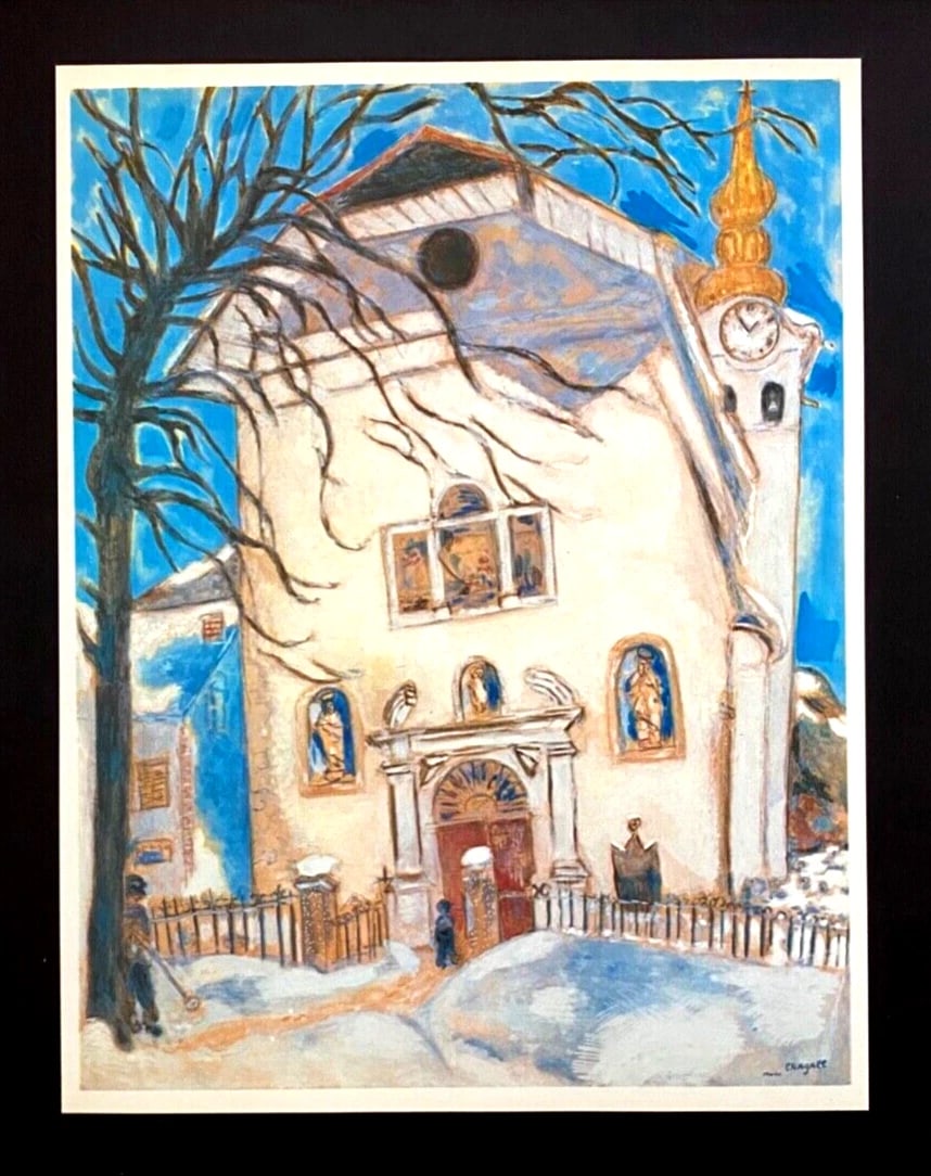 MARC CHAGALL + 1973 BEAUTIFUL SIGNED PRINT FRAMED + BEAUTIFUL - 2