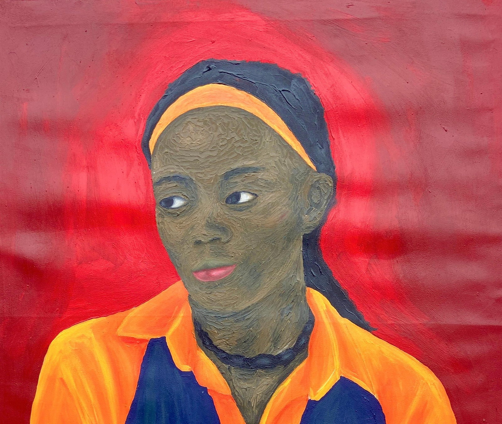 Olaniyi Timothy, While I Wait 2 - 21st Century, Contemporary, Figurative, Portrait, Women, Love, - 5