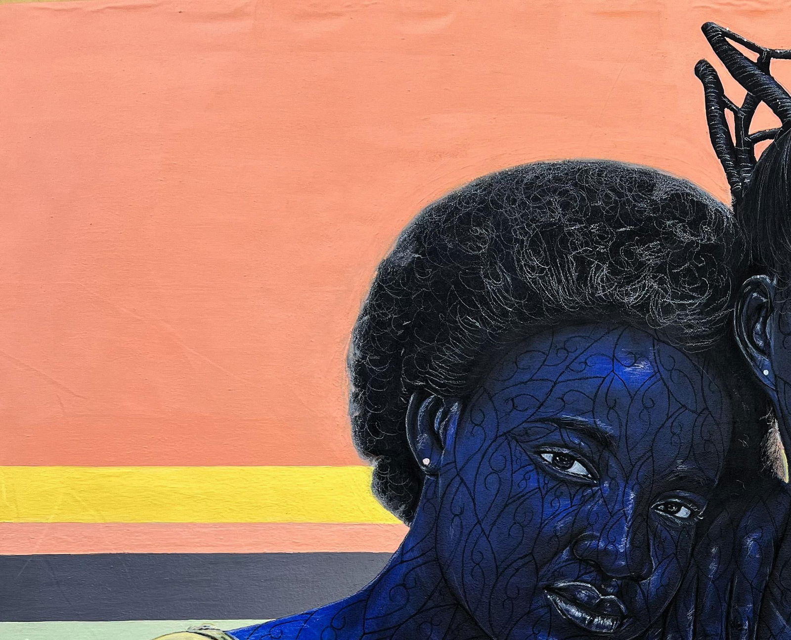 Taiwo Odejinmi, Me and You - 21st Century, Contemporary, Figurative, Portrait, Love Africa Women, - 12