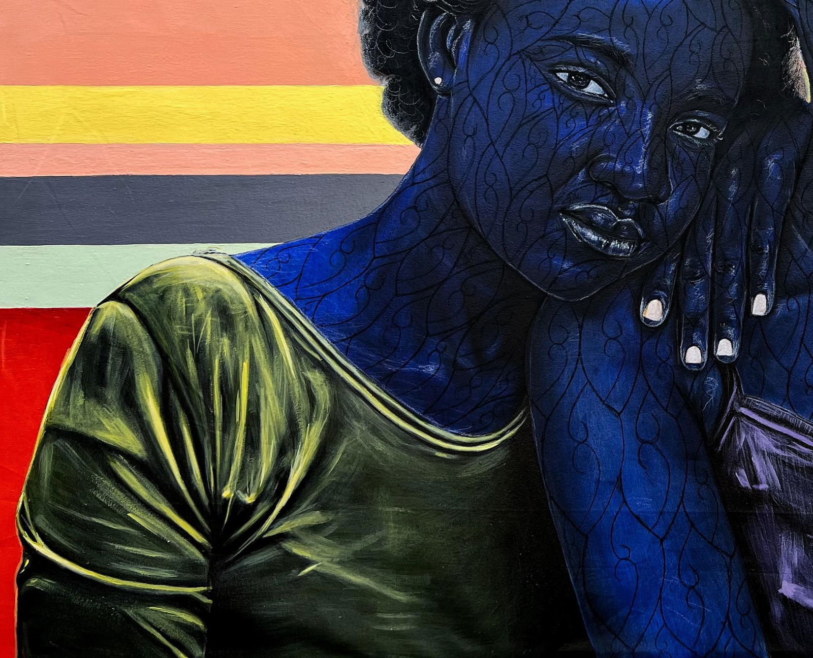 Taiwo Odejinmi, Me and You - 21st Century, Contemporary, Figurative, Portrait, Love Africa Women, - 14