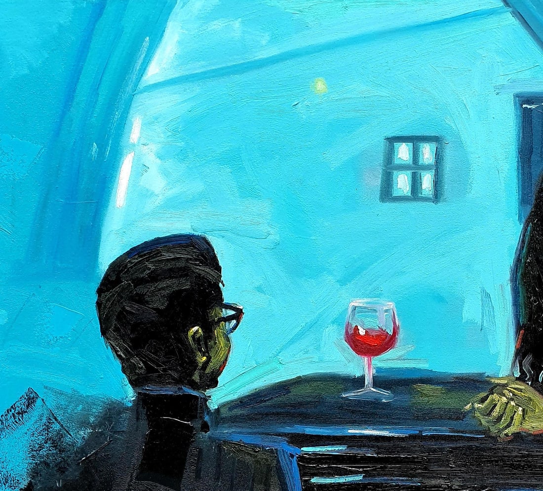 Ajegbomogun Damilola, Transition -21st Century, Contemporary, Figurative, Portrait, Men, Love, - 11