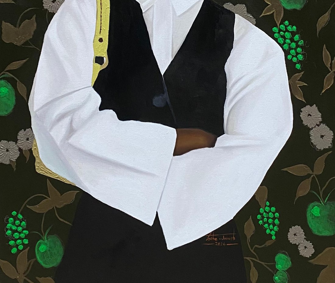 Gobe Joseph, Attitude - 21st Century, Contemporary, Figurative Portrait, Africa Women Fashion, 2024 - 2