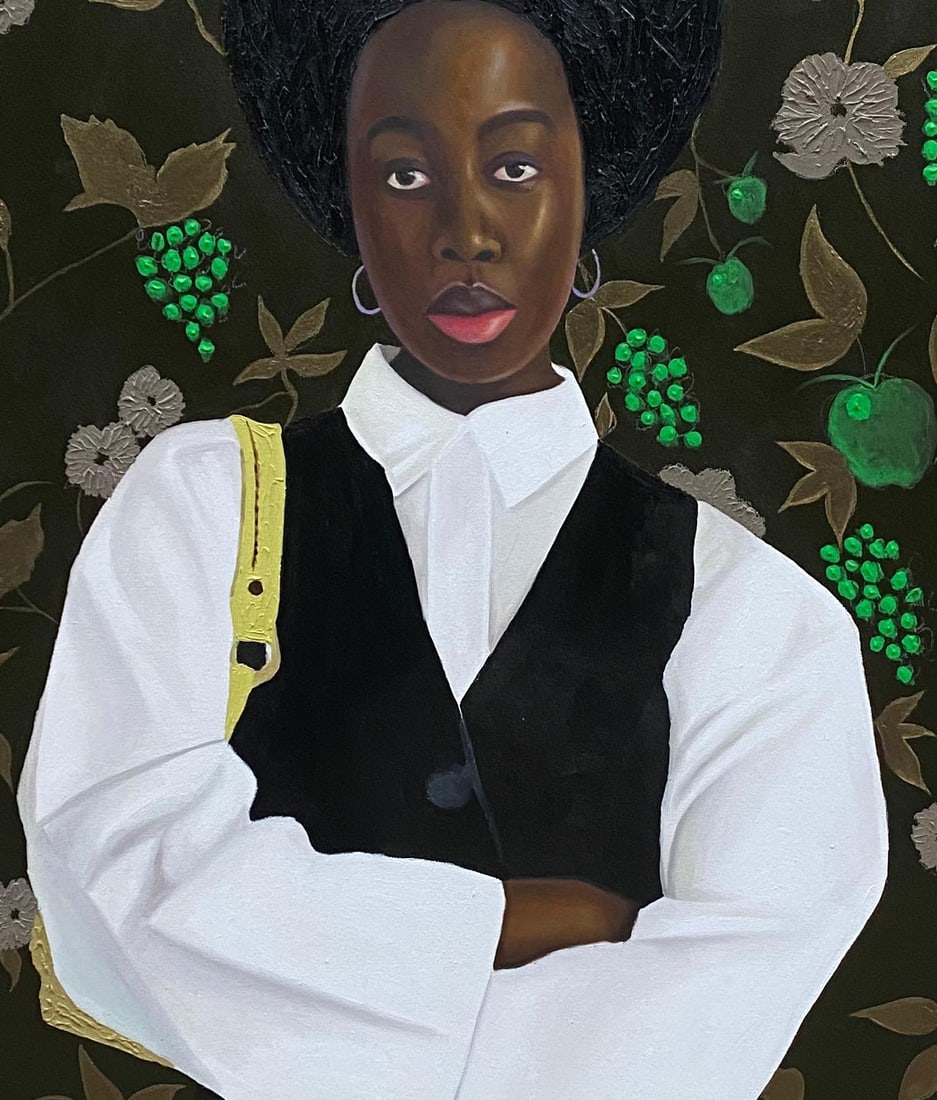 Gobe Joseph, Attitude - 21st Century, Contemporary, Figurative Portrait, Africa Women Fashion, 2024 - 3