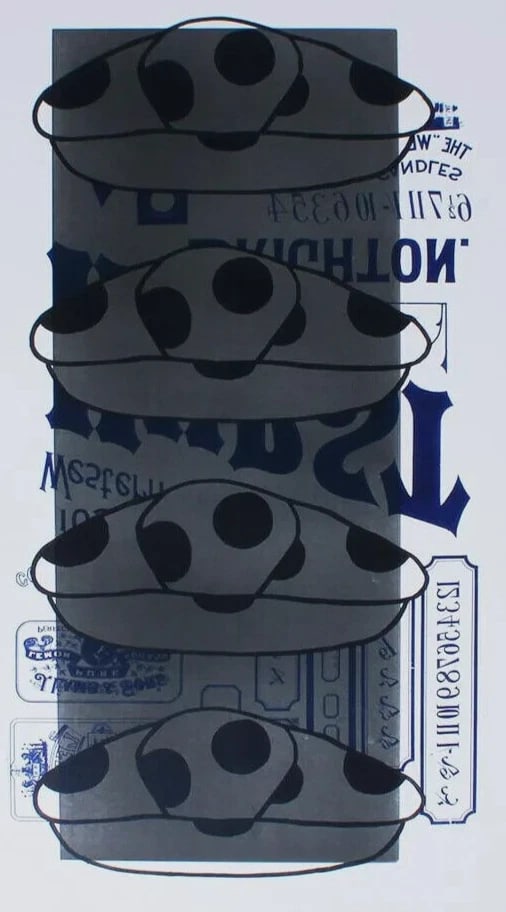 HARVEY DANIELS British Pop Art HATS 1964 Signed Lithograph 5/20 - 3