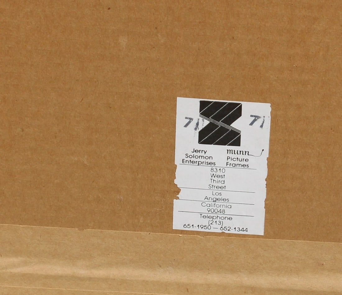 MARGRET HUGI-LEWIS Modern Floral Still Life 1978 oil Jerry Solomon Frame - 8